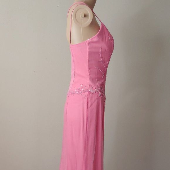 NWT Pink Evening Gown Prom Dress by Extreme Prom - Picture 3 of 5